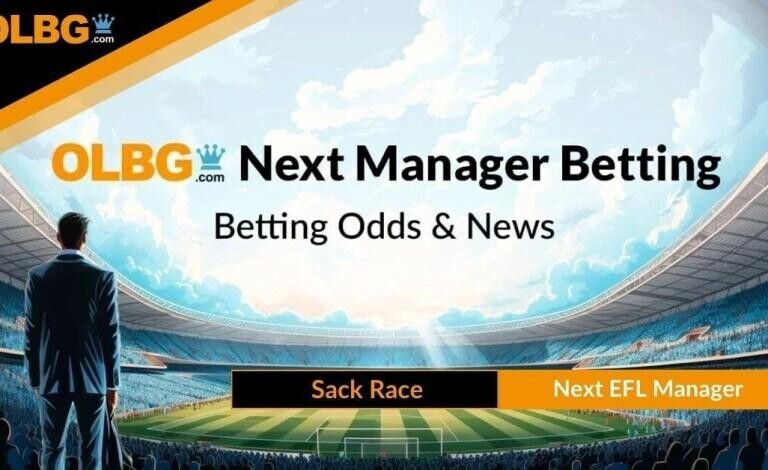 Next EFL Championship Manager To Be Sacked Betting Odds