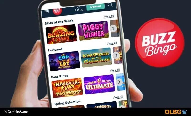 buzz bingo mobile screenshot