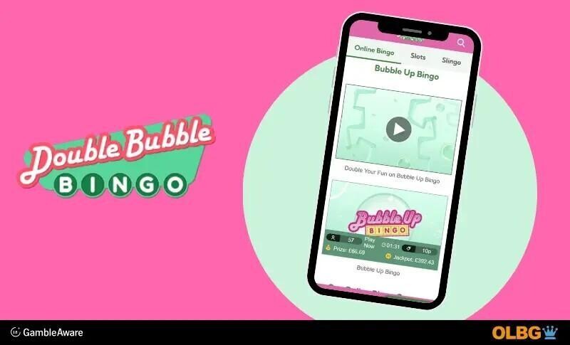 double bubble bingo mobile screenshot