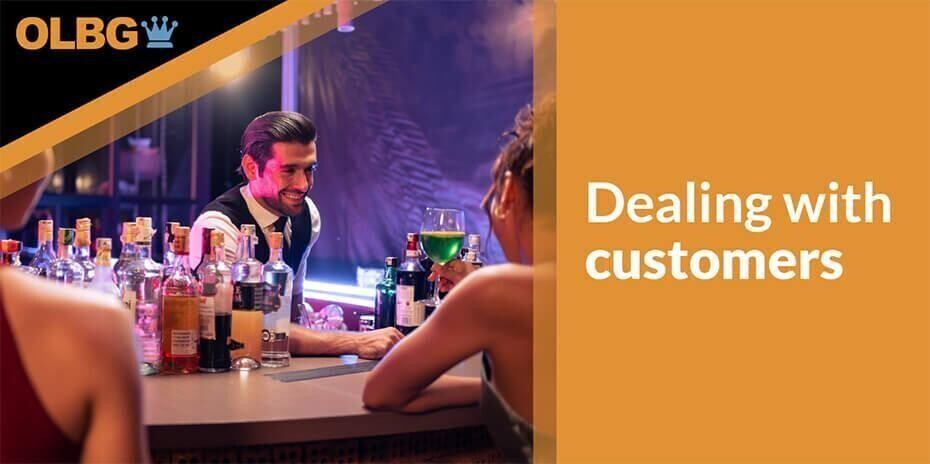 dealing with customers