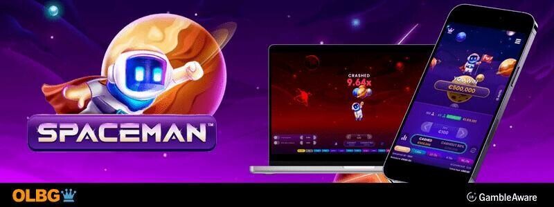 Spaceman crash game banner