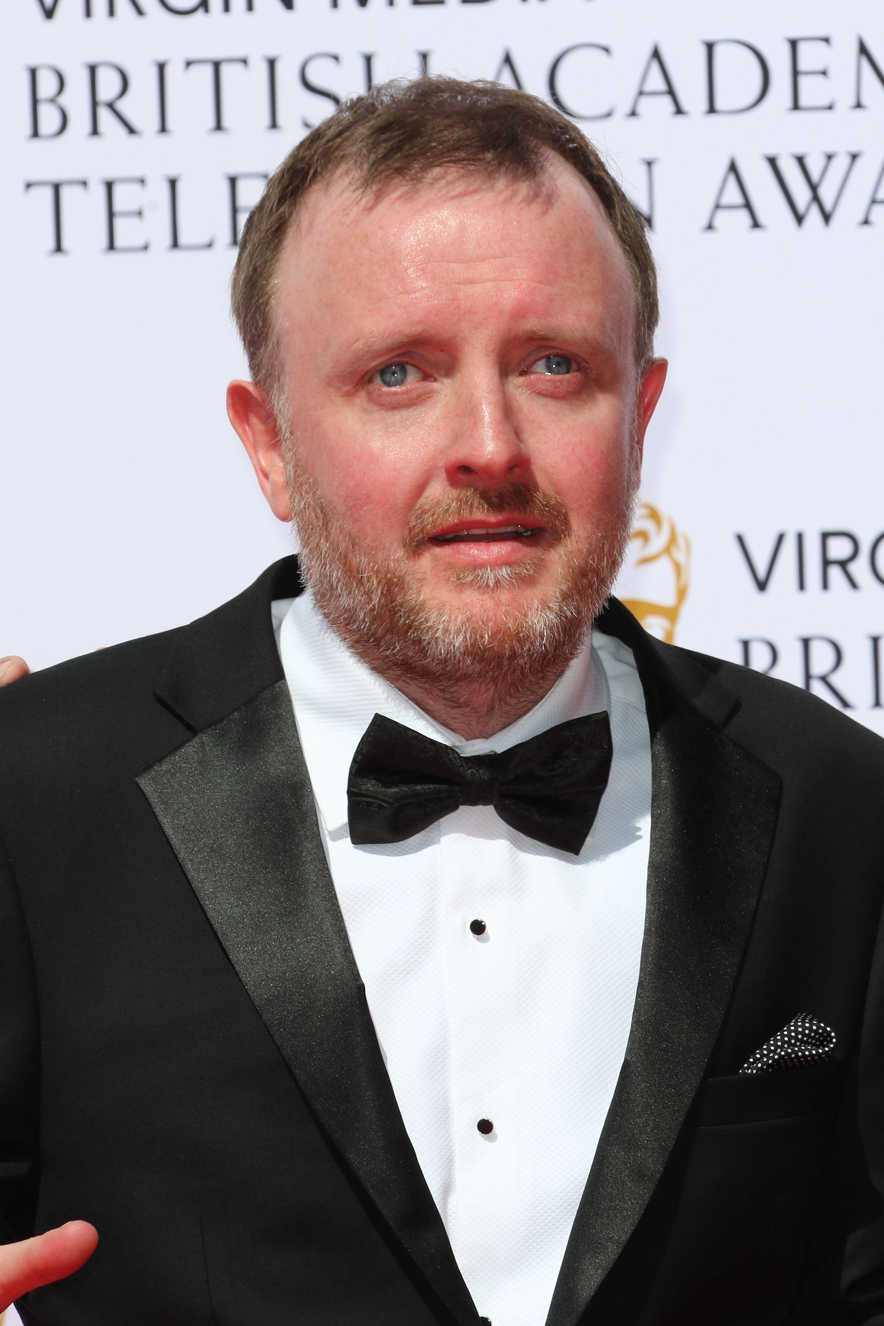 chris mccausland in bow tie at an awards show