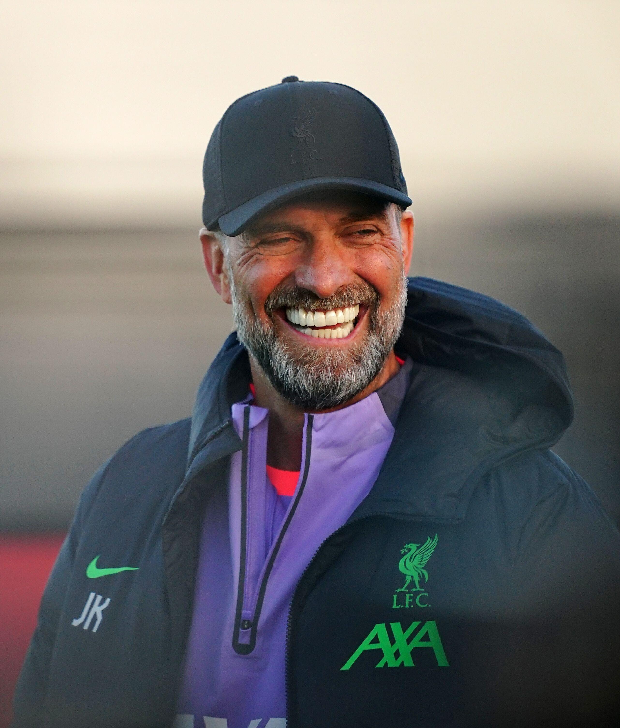 Jurgen Klopp in liverpool training jacket