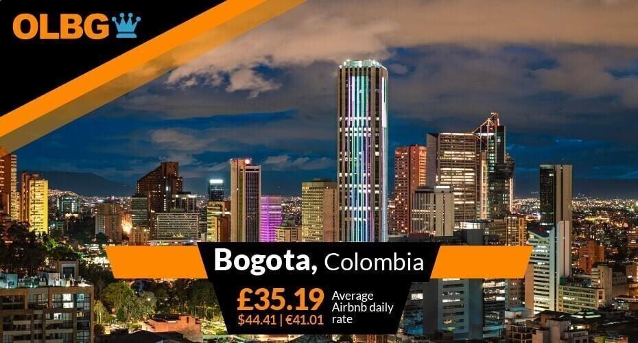 airbnb daily rate - Bogota