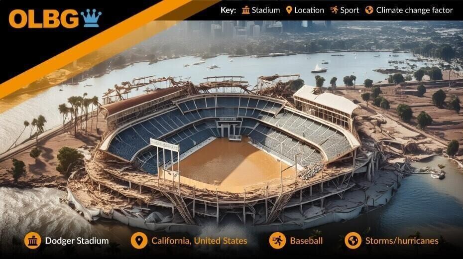 international dodger stadium AI generated