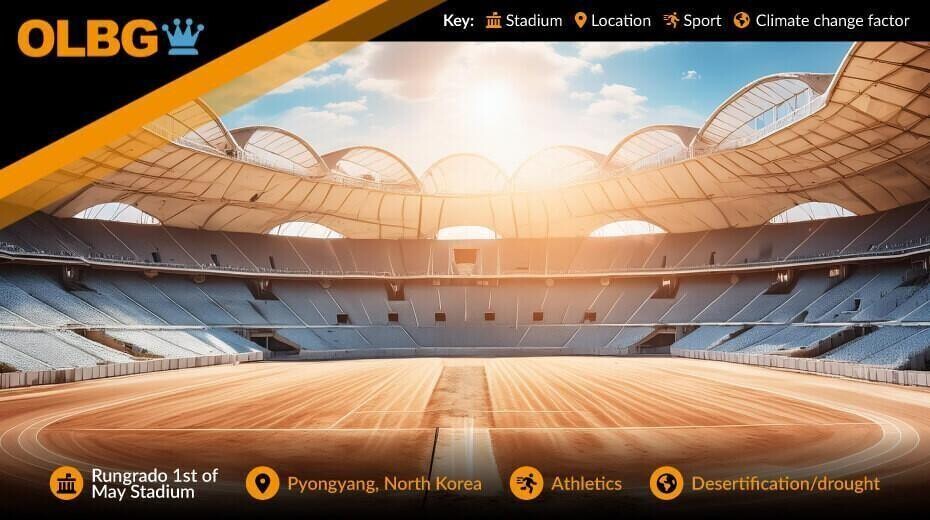 international rungrado 1st of may stadium AI generated