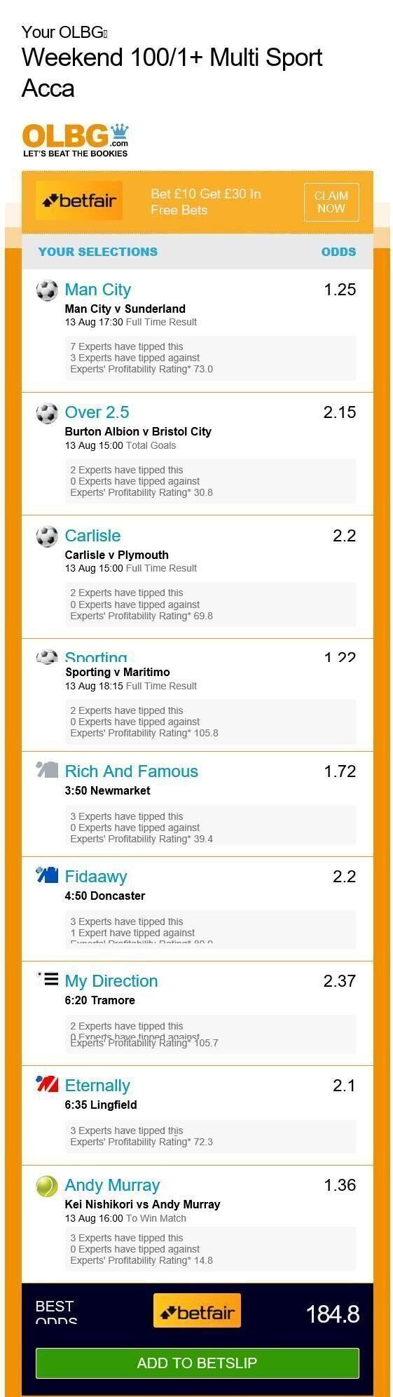 betting app
