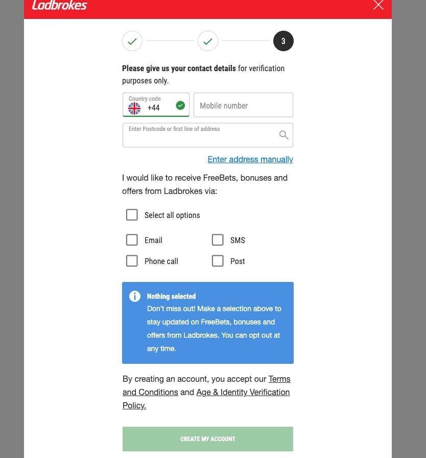 Ladbrokes sign up 3