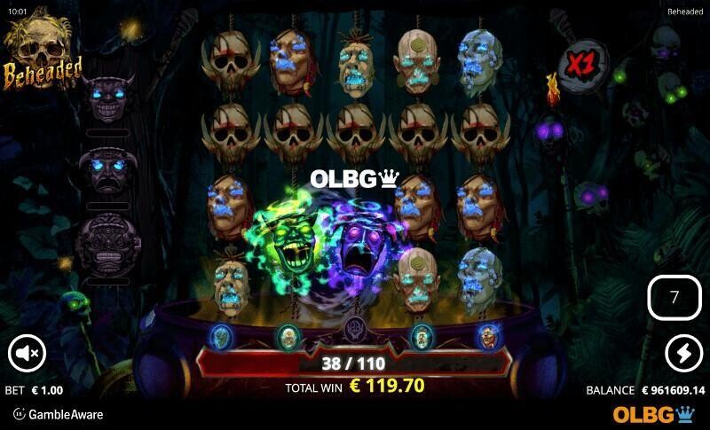 Beheaded slot Soul Wilds feature screenshot