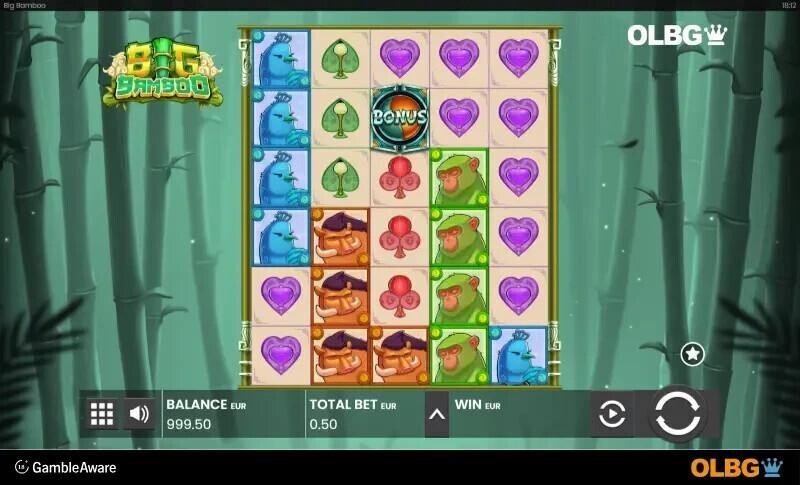 big bamboo slot base game screenshot