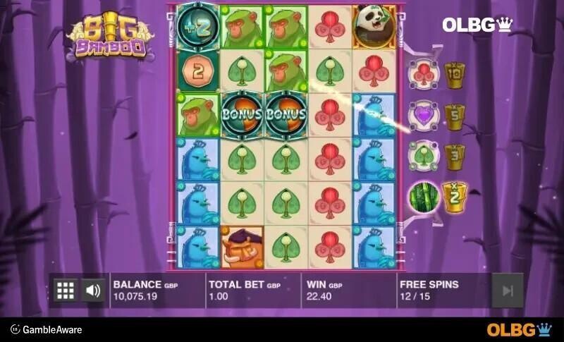 big bamboo slot free spins screenshot
