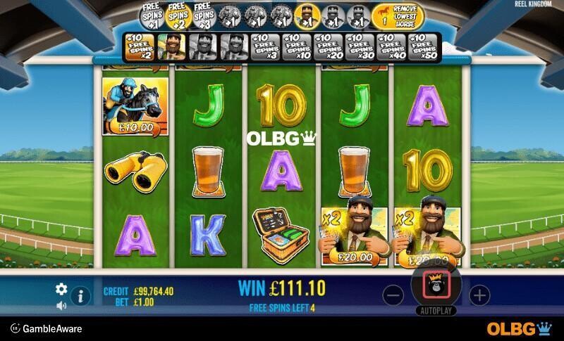 Big Bass Day at the Races slot Free Spins feature screenshot