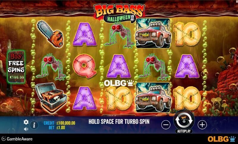 Big Bass Halloween 2 slot base game screenshot