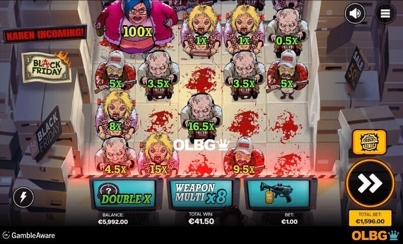 Black Friday slot Bonus Game feature screenshot