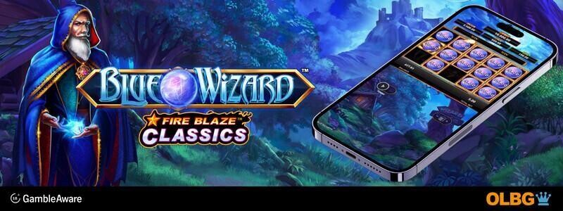 Blue Wizard slot mobile screenshot