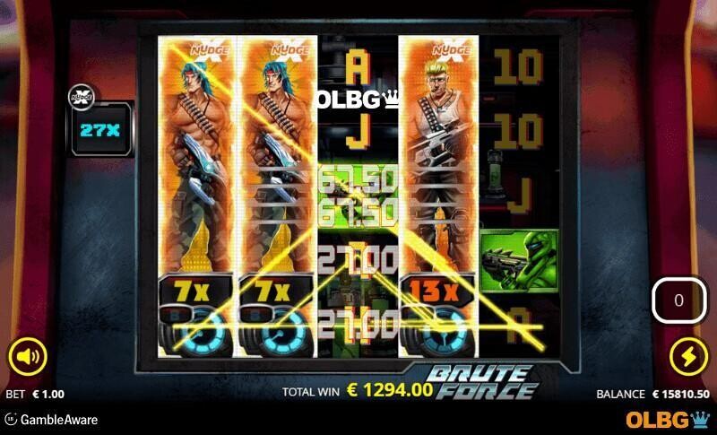 Brute Force slot Super Brute Spins feature screenshot