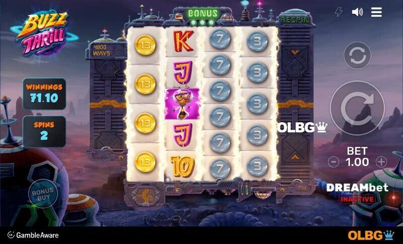 Buzz Thrill slot Free Spins feature