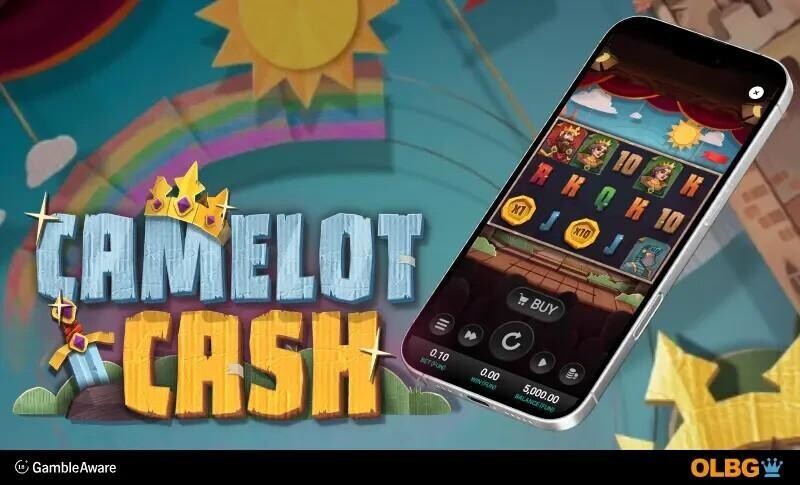 camelot cash slot mobile banner screenshot
