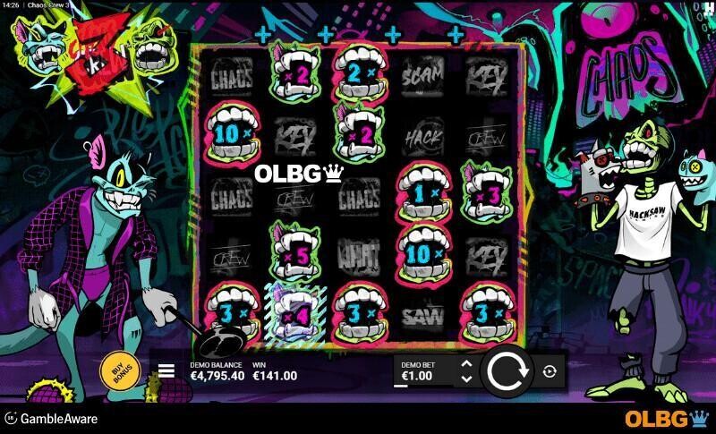 Chaos Crew 3 slot Epic Drop feature screenshot