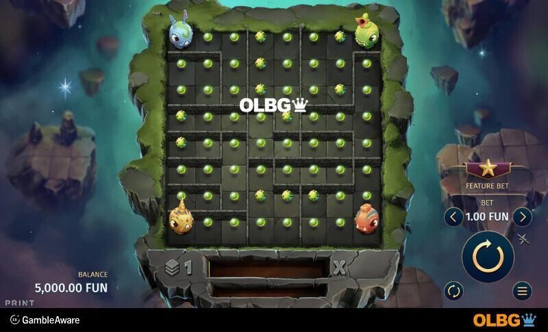 Chomplings slot base game screenshot