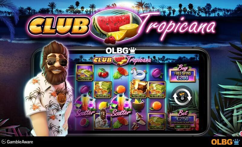 Club Tropicana slot mobile screenshot