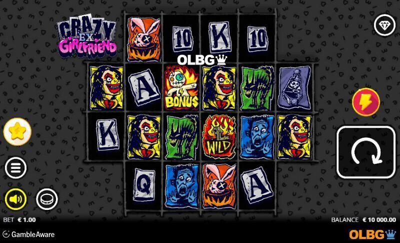 Crazy Ex-Girlfriend slot base game screenshot