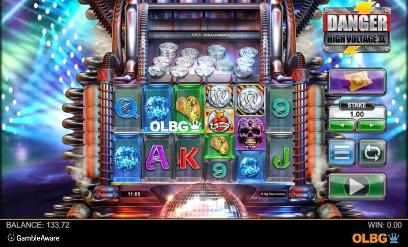 Danger High Voltage 2 slot base game screenshot