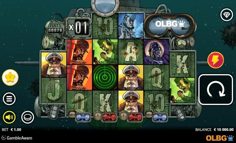 Das Boot 2Wei slot base game screenshot