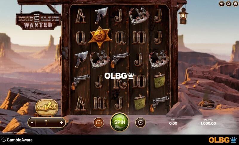 Dead or Alive 3: Wanted slot base game screenshot