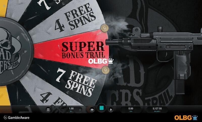 Dead Riders Trail slot Feature Wheel screenshot