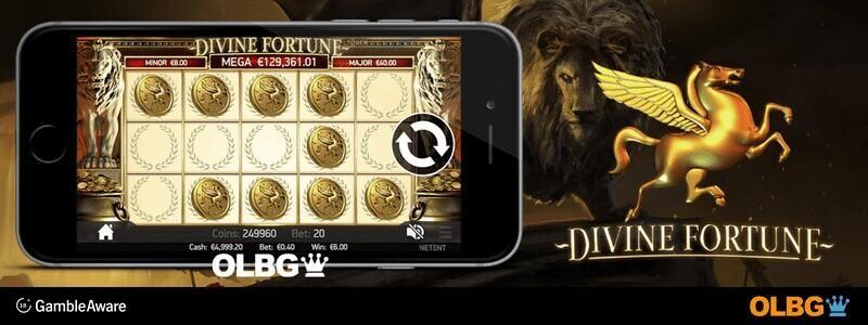 Divine Fortune slot mobile screenshot