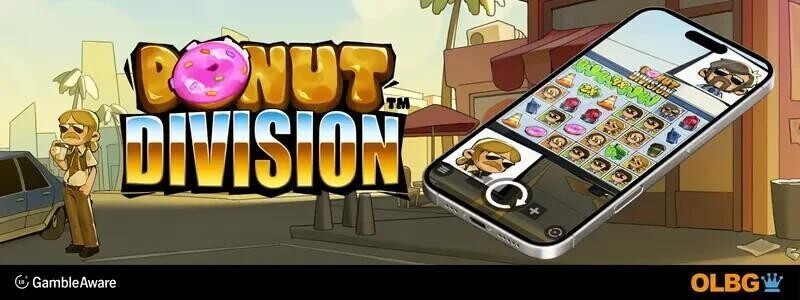  donut division slot mobile banner