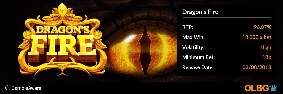 Dragon's Fire slot banner