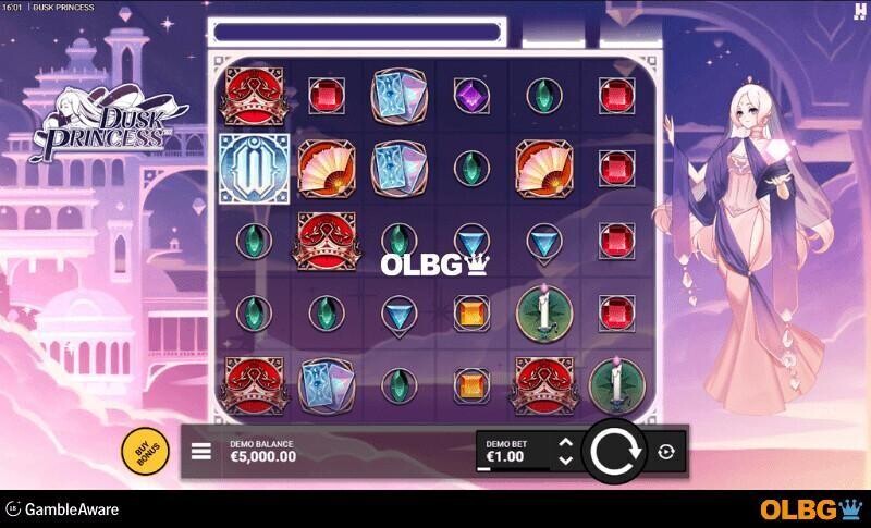 Dusk Princess slot base game screenshot