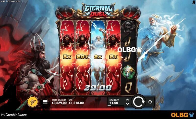Eternal Duel slot DuelReels feature screenshot
