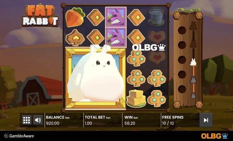 Fat Rabbit slot Free Games feature screenshot