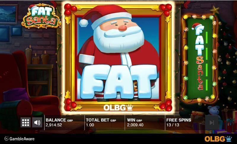 Fat Santa slot Free Games feature screenshot