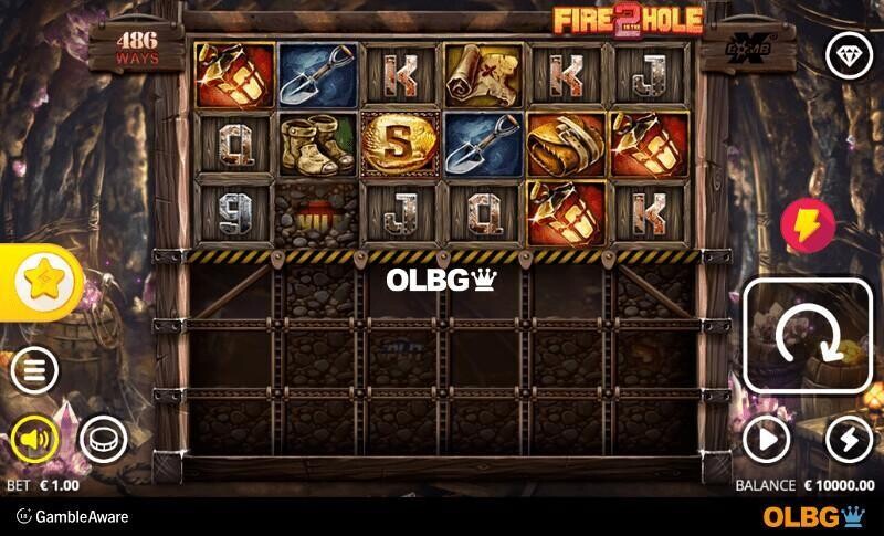 Fire in the Hole 2 slot base game screenshot