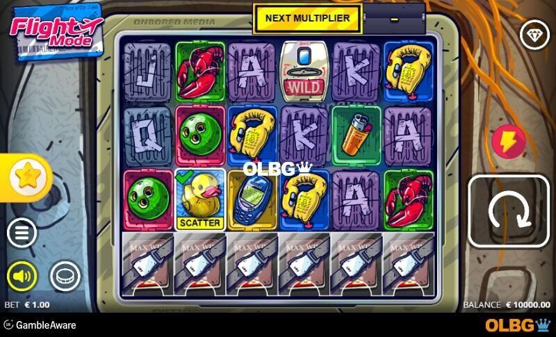 Flight Mode slot base game screenshot
