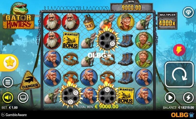 Gator Hunters slot Revolver feature screenshot