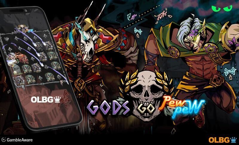 Gods Go Pew Pew slot mobile screenshot