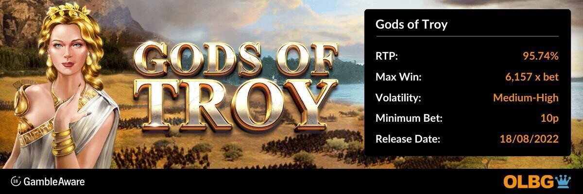 Gods of Troy slot banner