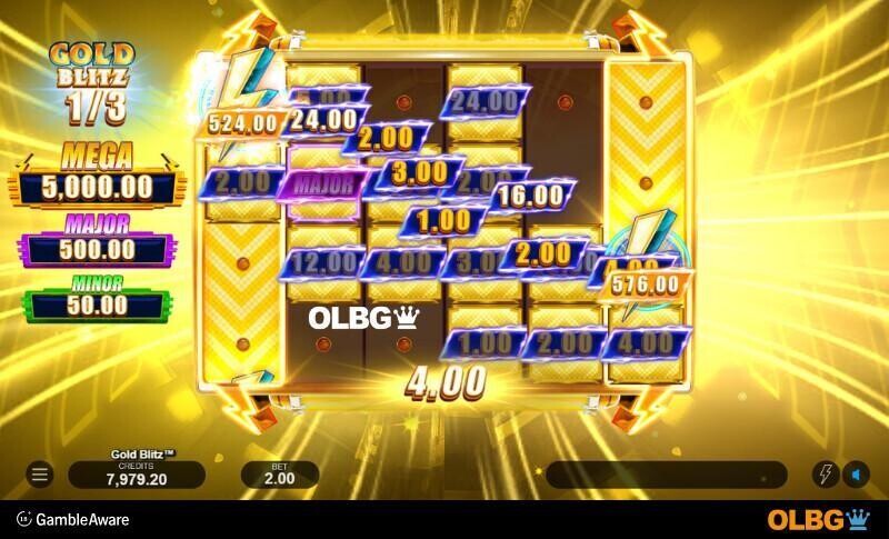 Gold Blitz slot Gold Blitz feature screenshot