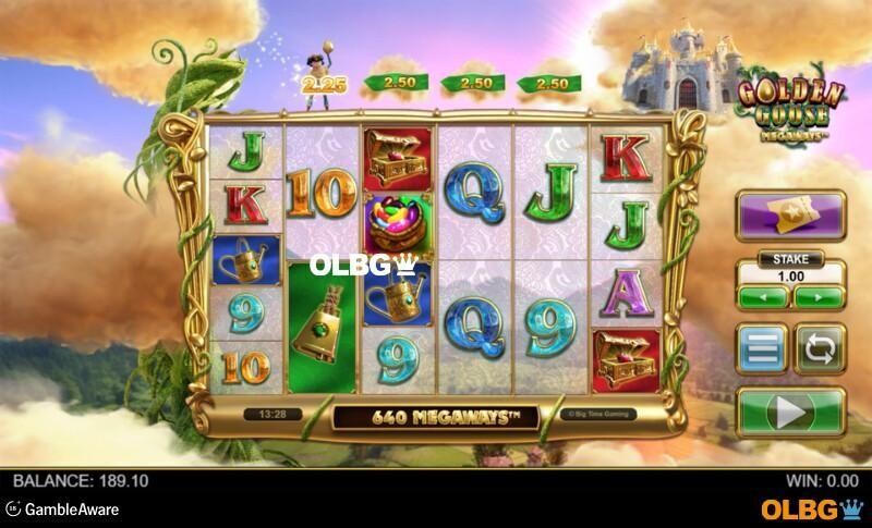 Golden Goose Megaways slot base game screenshot
