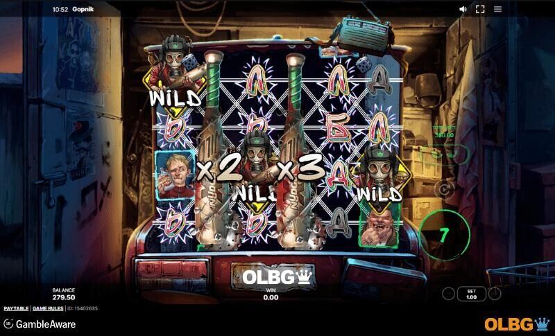 Gopnik slot Super Street Roll feature screenshot