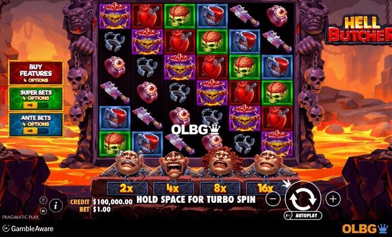 Hell Butcher slot base game screenshot