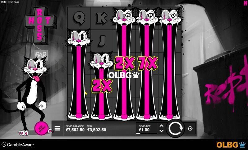 Hot Ross slot Hot Ro$$ symbols screenshot