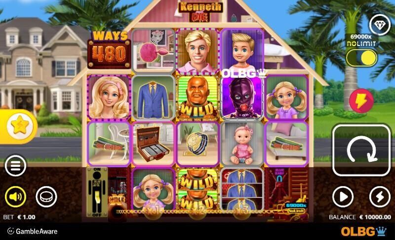 Kenneth Must Die slot base game screenshot