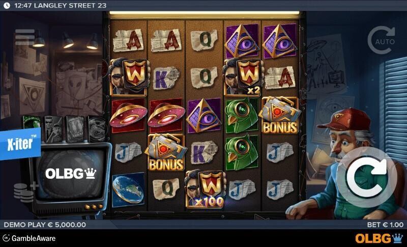 Langley Street 23 slot base game screenshot