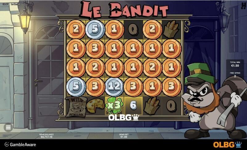 Le Bandit slot All that Glitters is Gold feature screenshot